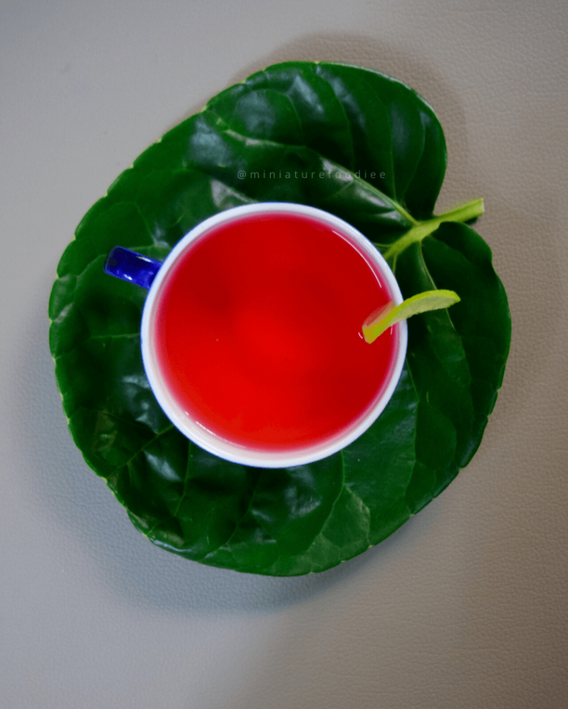 Hibiscus Tea Recipe by Miniaturefoodie