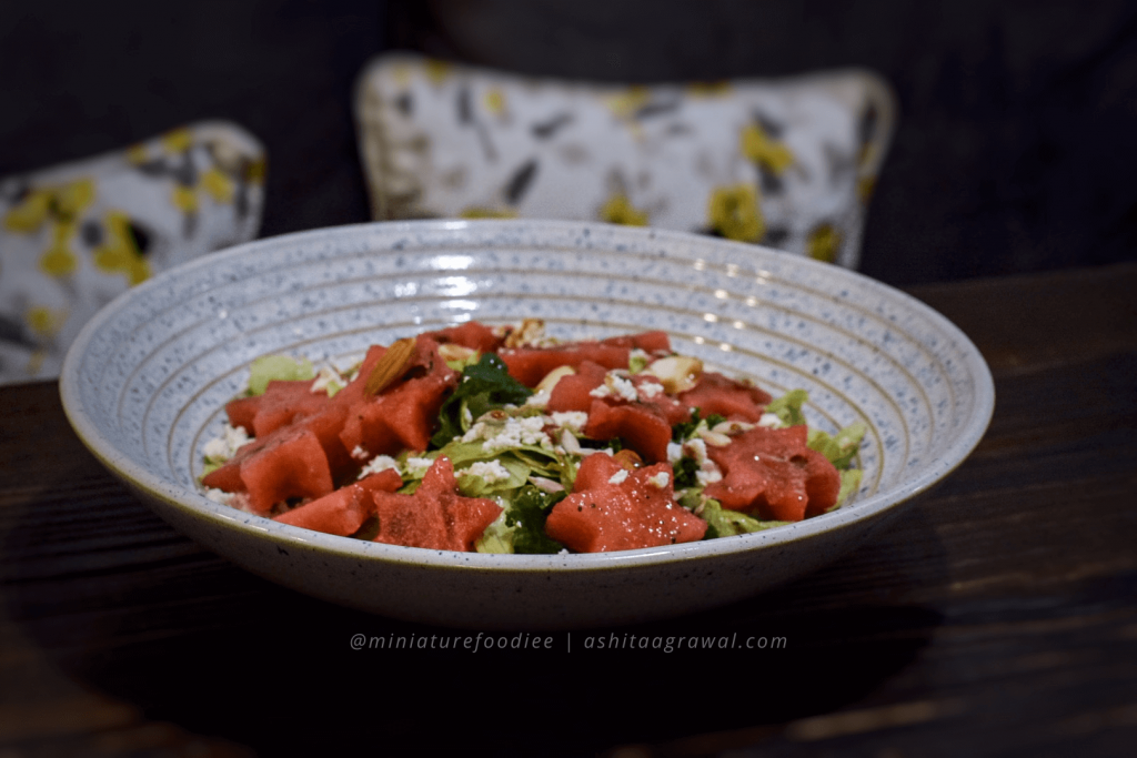 Watermelon and feta cheese salad | Miniaturefoodie