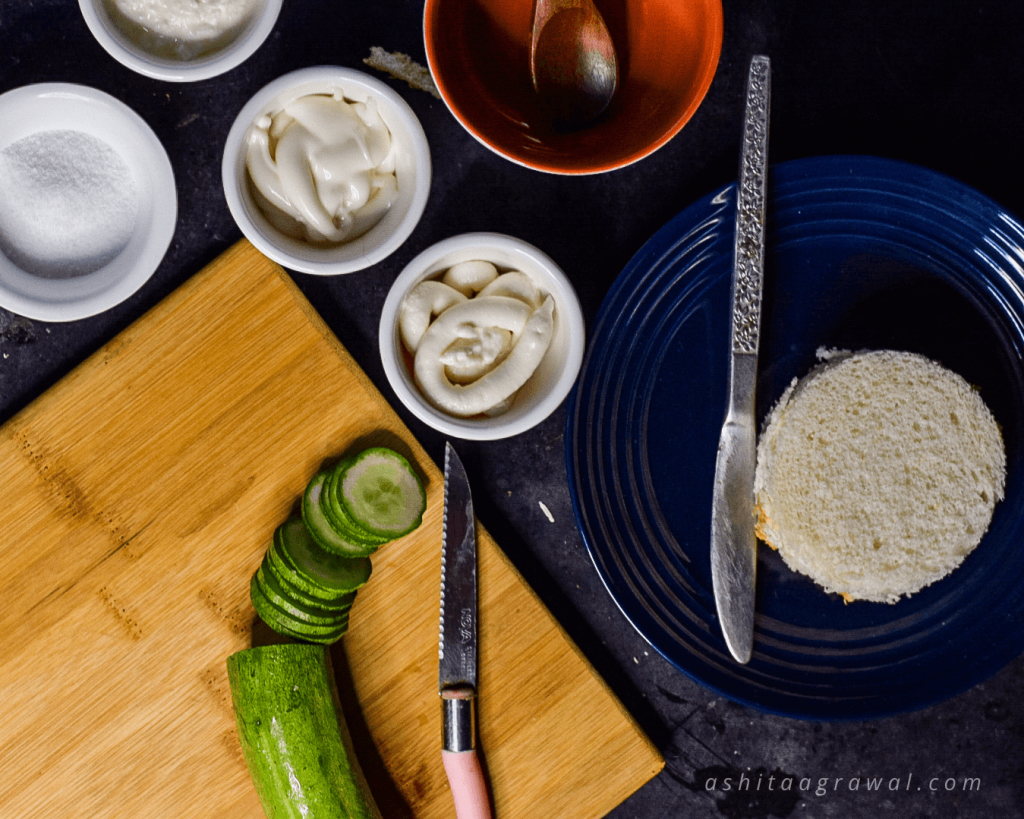 cucumber, mayo, cheese sandwich recipe