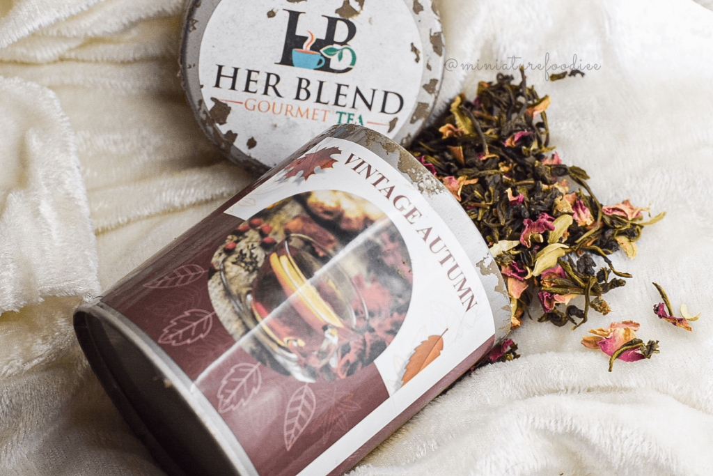 her blend tea vintage autumn review