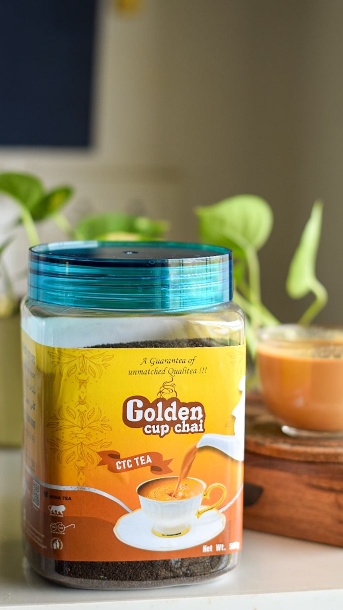 My Go-To Cup of Kadak Chai Patti 2 Golden Cup Chai Dust Chai Patti