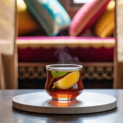 Tulsi Lemon Tea for Cold Weather