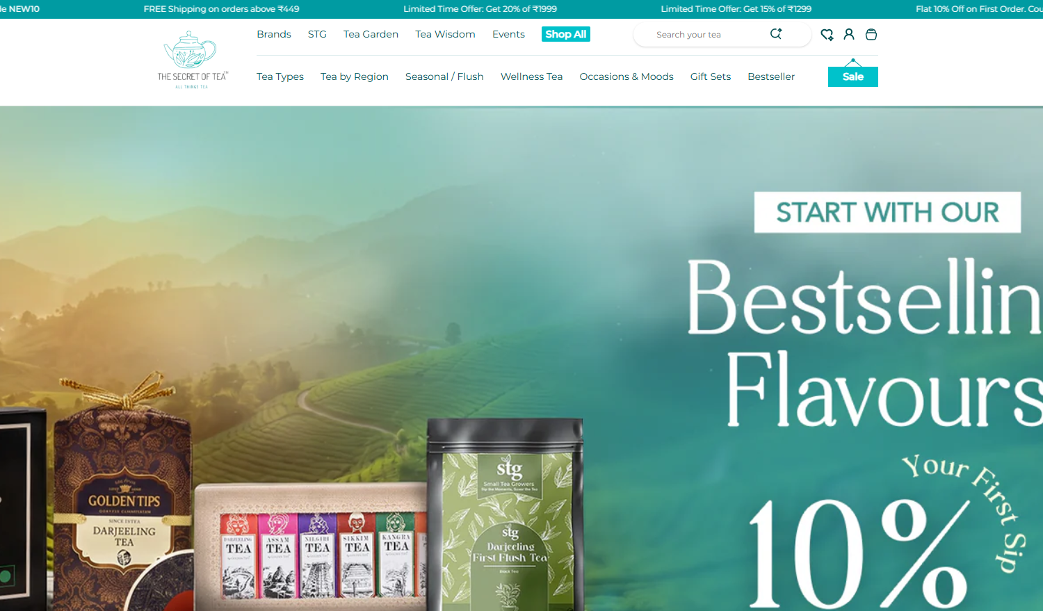secretoftea website